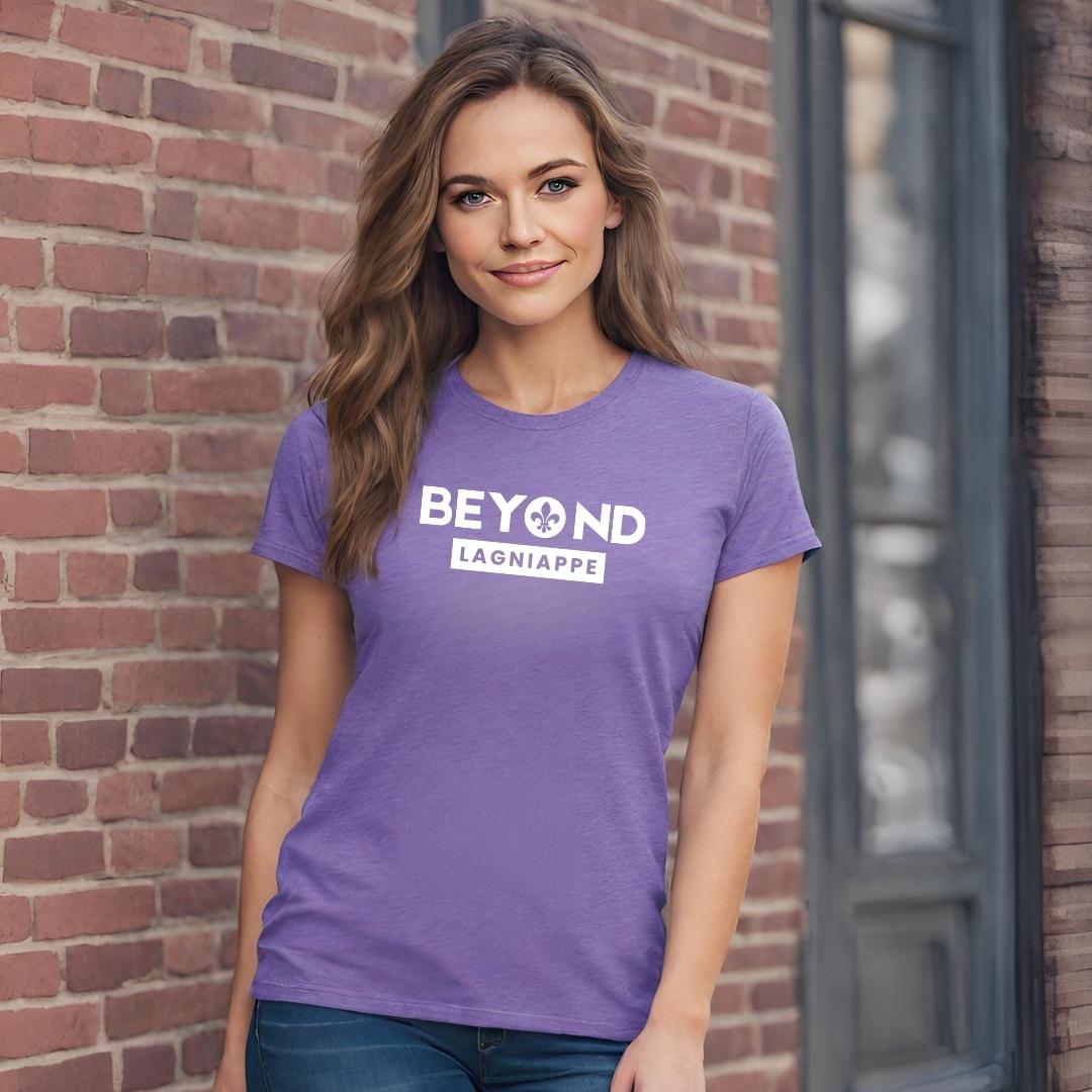 Beyond Lagniappe® Heather Purple T-Shirt