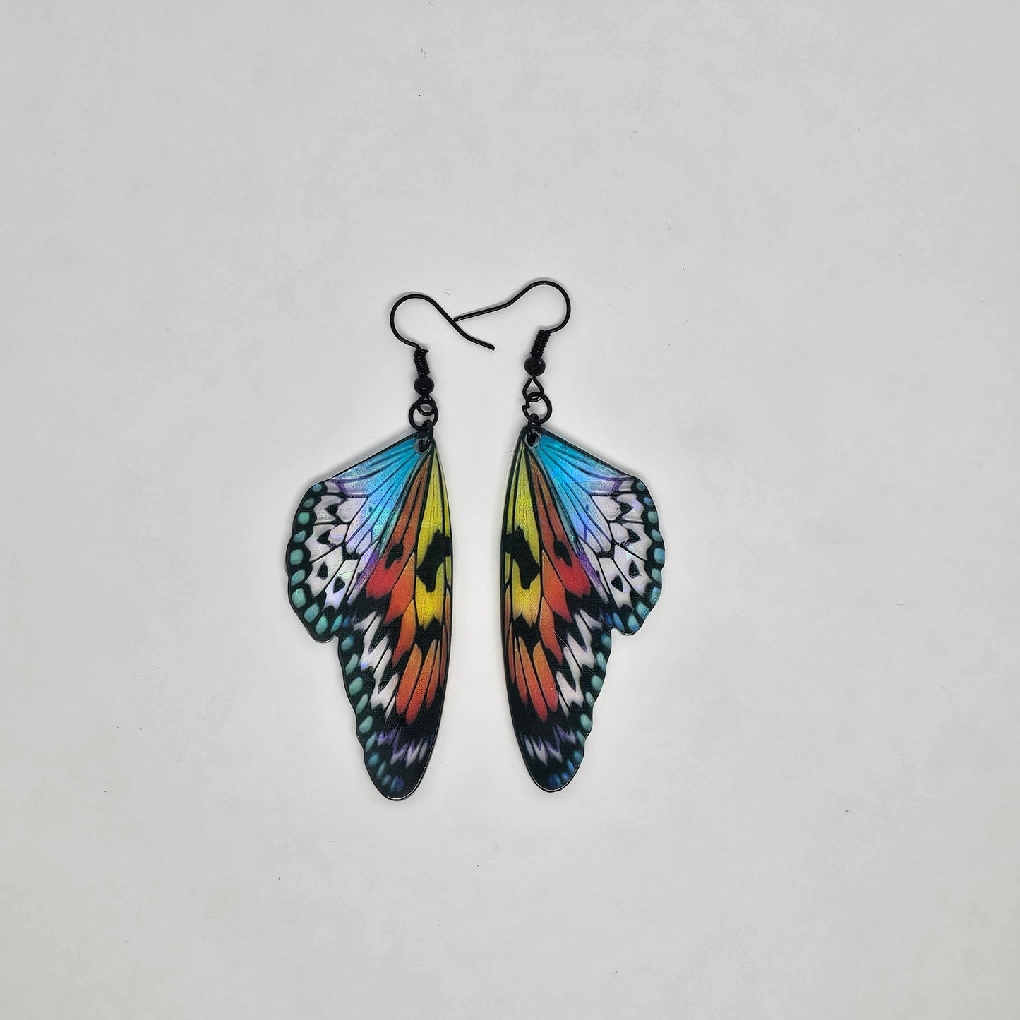 Butterfly Wing Acrylic Dangle Earrings