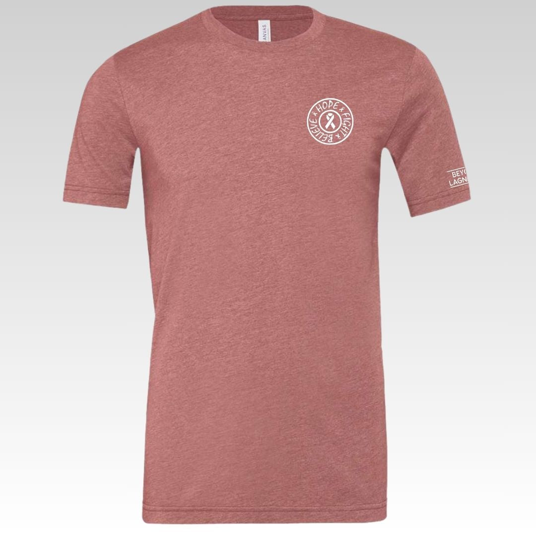 Cancer Support T-Shirt in Mauve