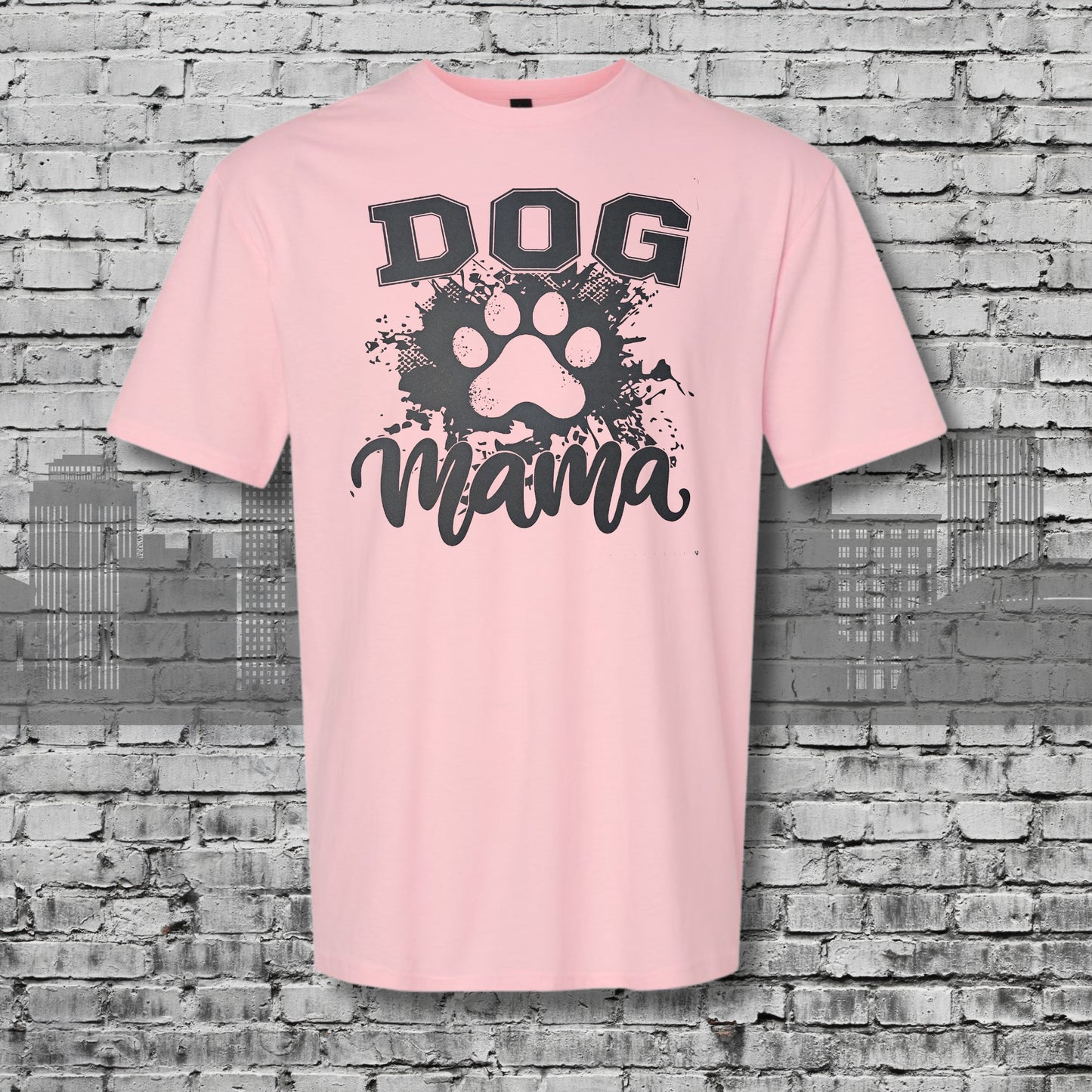 Dog Mama Light Pink Graphic Tee