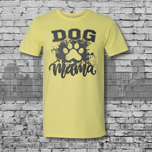 Dog Mama Cornsilk Graphic Tee