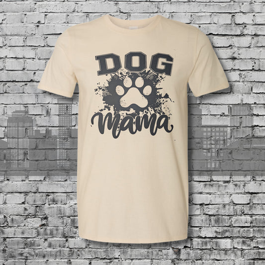 Dog Mama Natural Graphic Tee