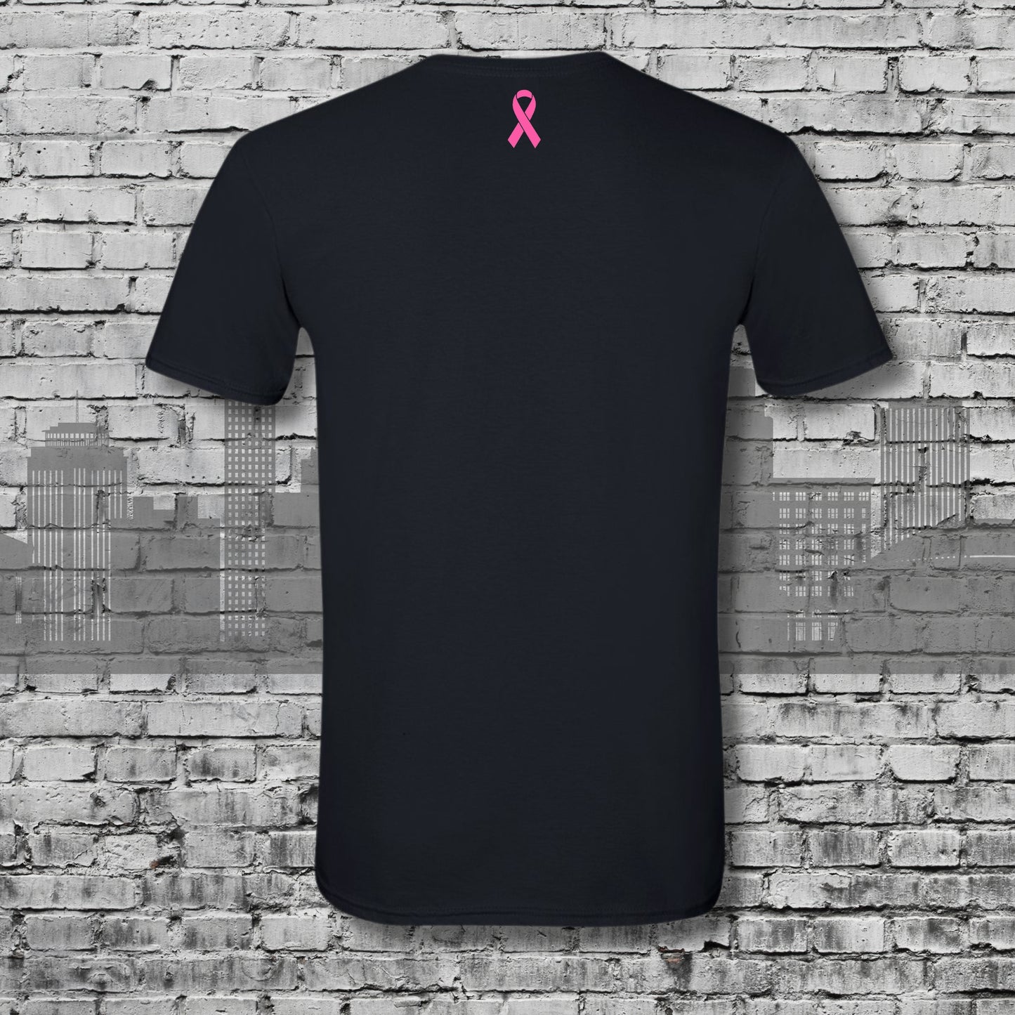 Cancer Awareness We Fight Together Black Graphic Tee