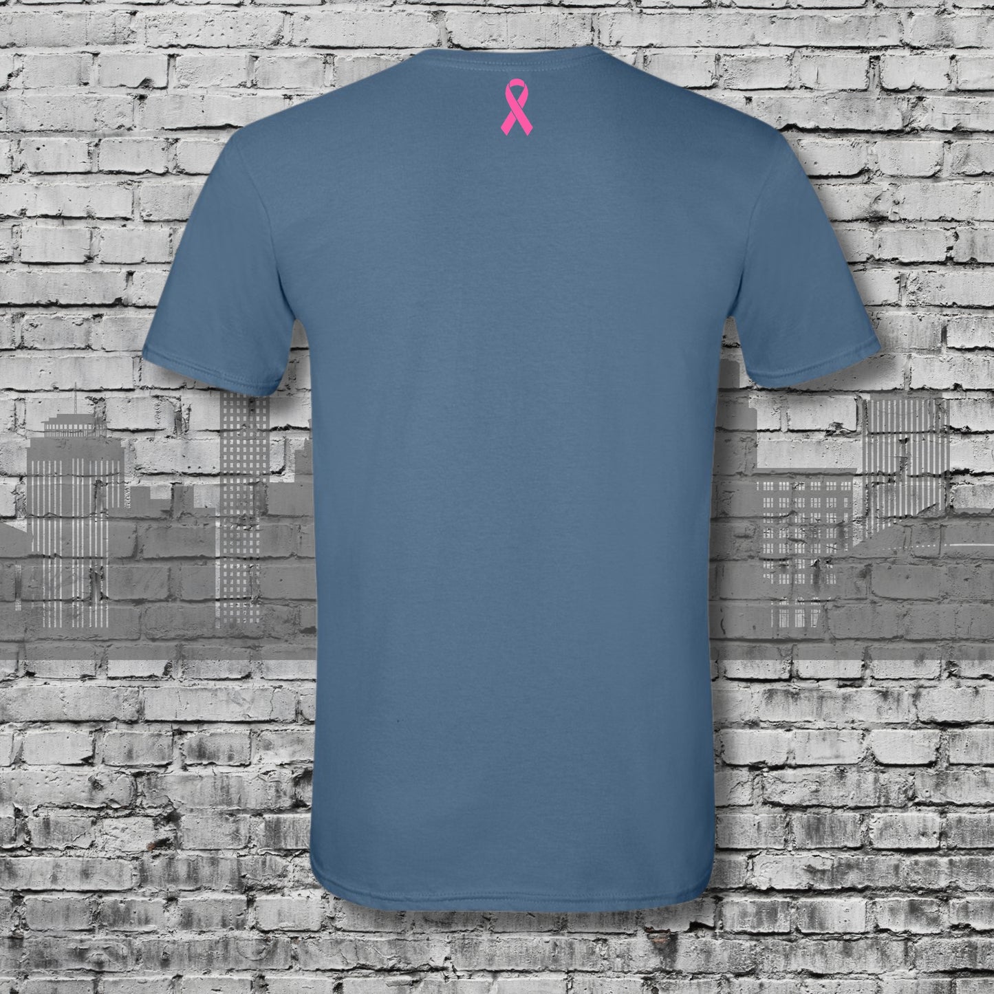 Cancer Awareness We Fight Together Indigo Blue Graphic Tee