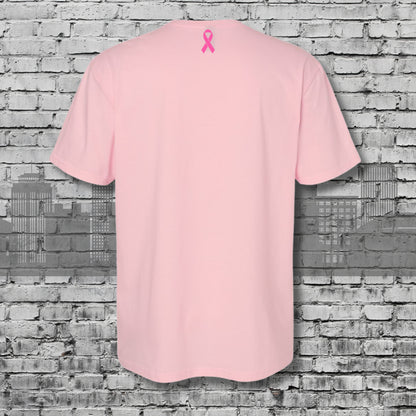 Cancer Awareness We Fight Together Light Pink Graphic Tee