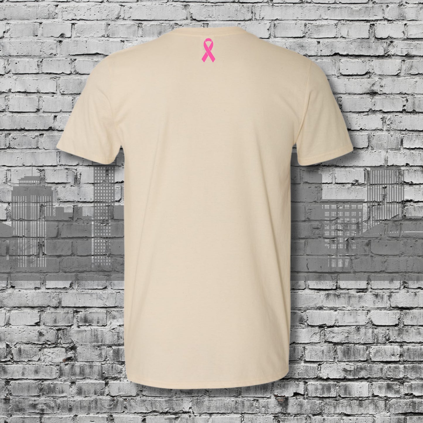 Cancer Awareness We Fight Together Natural Graphic Tee