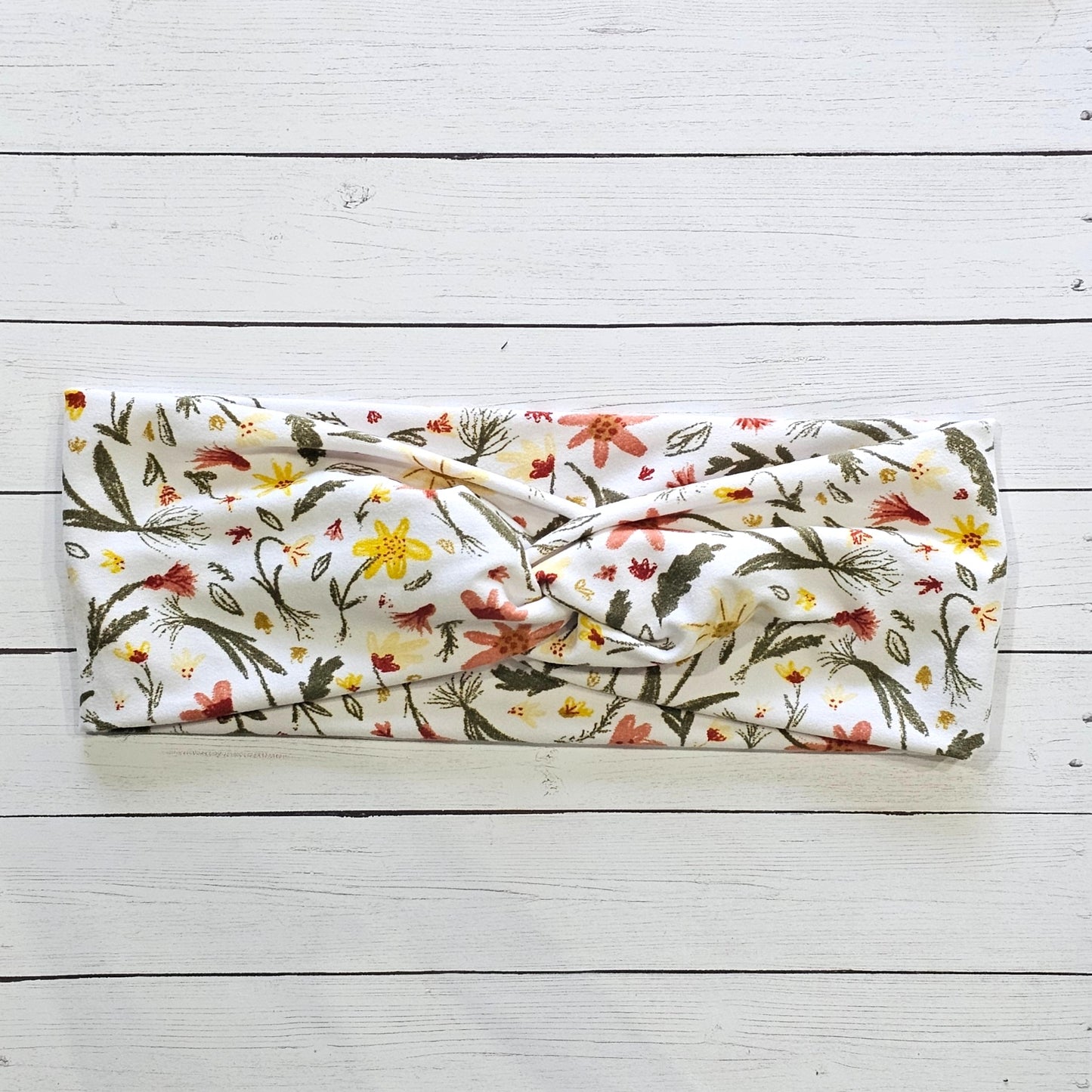 Floral Print Fabric Headband