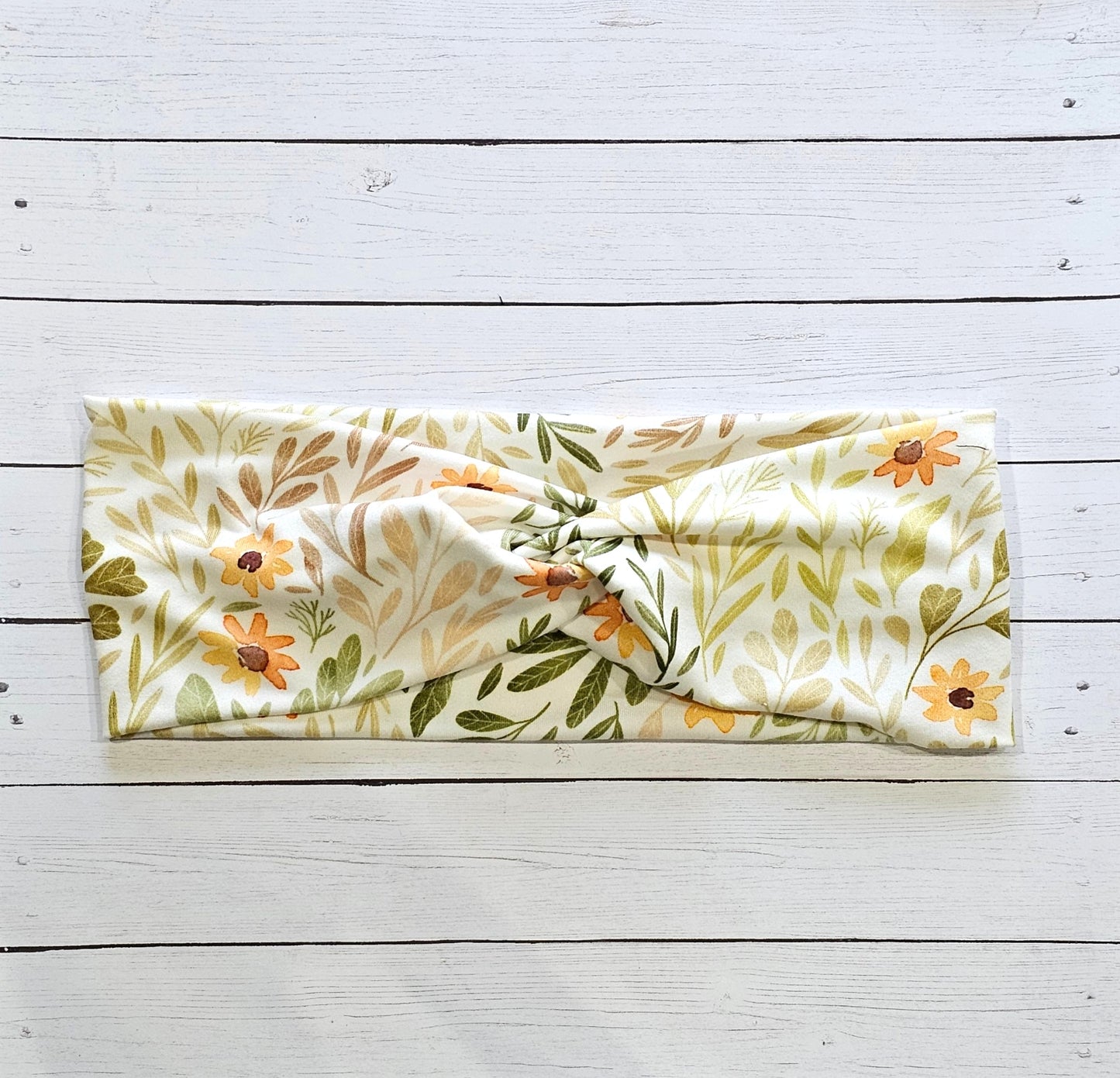 Spring Flowers Print Fabric Headband