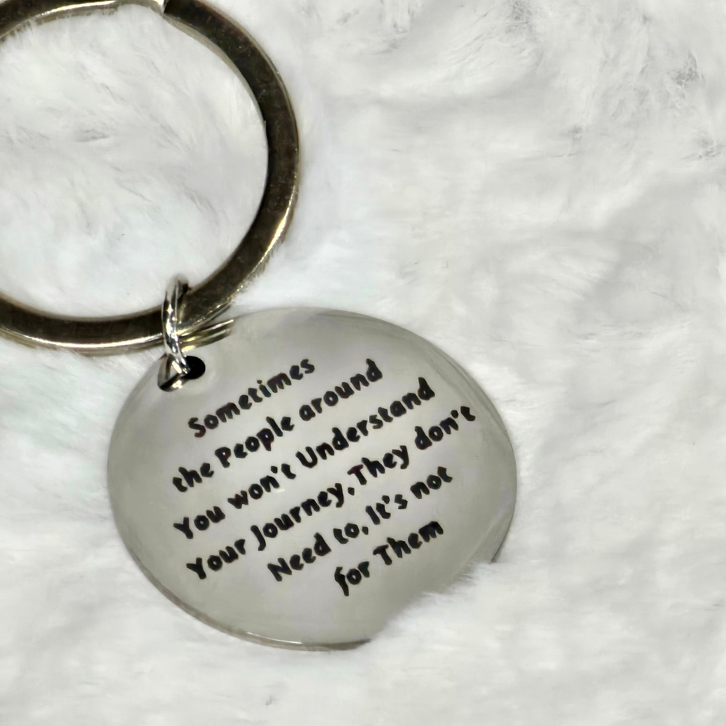 Pride Rainbow and People Don't Understand You Keychain