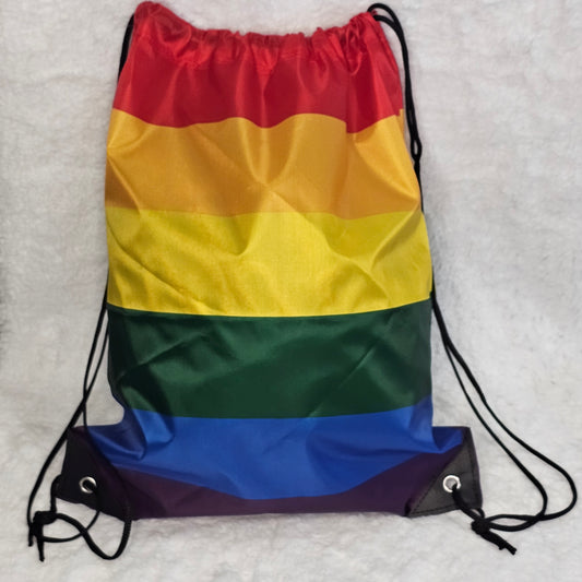 LGBTQ Pride Rainbow Drawstring Backpack