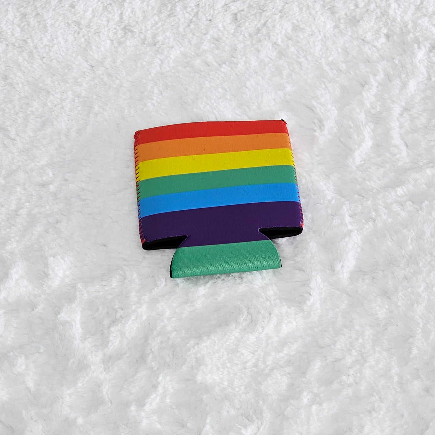 LGBTQ Pride Rainbow Koozie, Drink Cooler