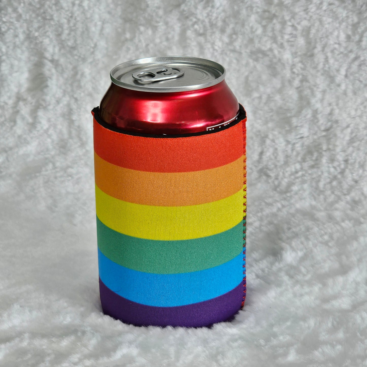 LGBTQ Pride Rainbow Koozie, Drink Cooler